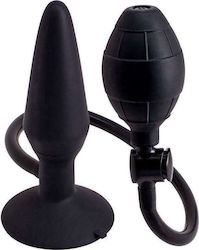 Seven Creations Πρωκτική Σφήνα Medium Μαύρη 14cm