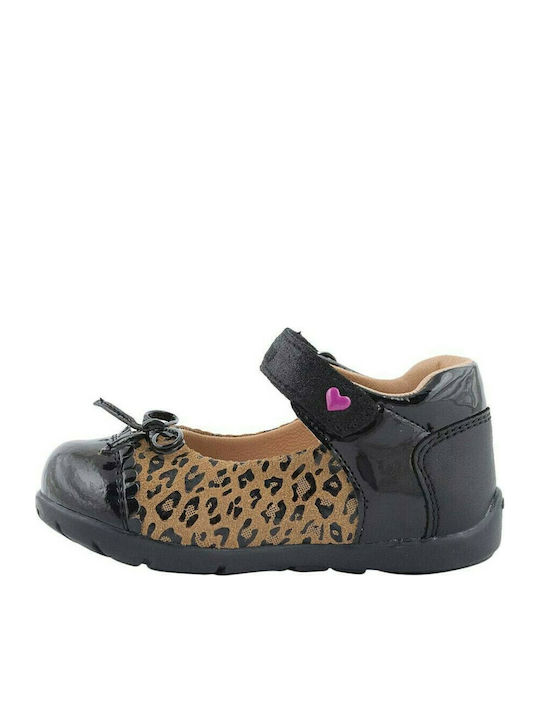 Kids Anatomic Leather Ballerinas KAYTAN with Hoop & Loop Closure Multicolour