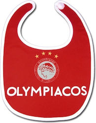 Olympiacos Σαλιάρα Υφασμάτινη με Αυτοκόλλητο Red