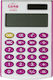 Luna CH-982 Taschenrechner 8 Ziffern in Rosa Fa...