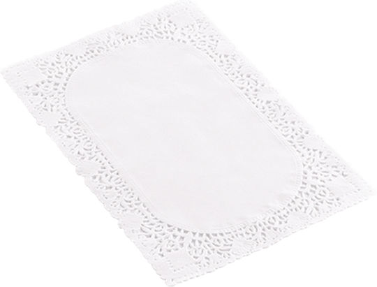 Sabert Σουπλά Λευκό Δαντέλα 30x40cm 250τμχ