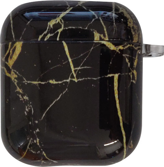 Lykl Lykl Hard Plastic Case Θήκη Σιλικόνης / Πλαστική σε Χρυσό χρώμα για Apple AirPods 1 / AirPods 2