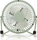 Nedis Metal Mini Fan Ανεμιστηράκι USB Green