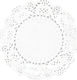 Paperpack Net Dolly Place Mats White Lace 24cm 10pcs