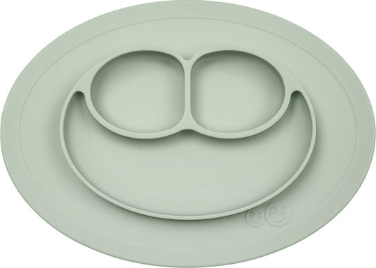 Ezpz Silicone Baby Tray Happy Mini for 4+ months Green