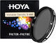 Hoya Променлива Плътност Филтър Променлива ND Диаметър 62mm за Фотографски Обективи