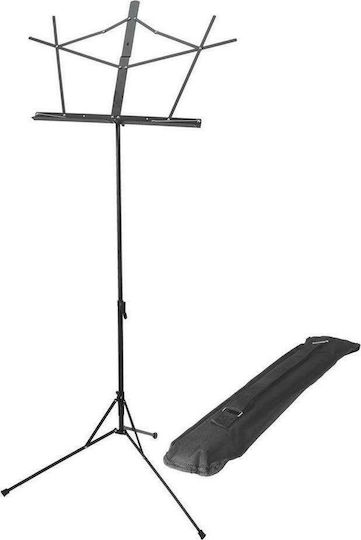 On Stage SM7022 Стойка за ноти За музика Височина 66-109см Черен с Тranslation: Калъф за пренасяне 12627