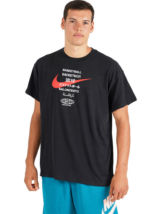 Nike Basketball global content logo T-shirt in black