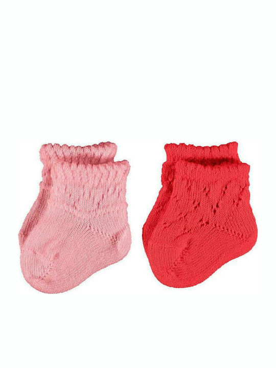 Mayoral Kids Ankle Socks Red 2 Pair