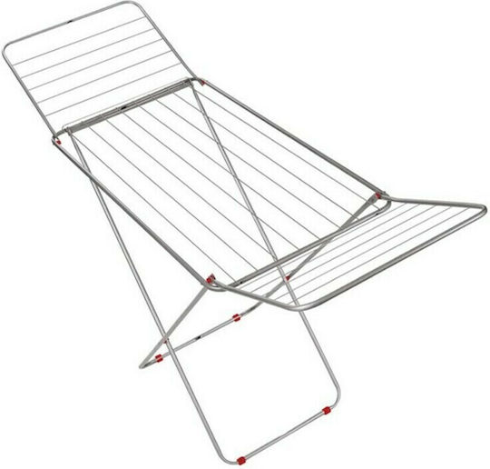Confortime Hibisco Klappbarer Boden-Kleiderständer aus Metall 180x55cm Confortime Hibisco Klappbarer Boden-Kleiderständer aus Metall 180x55cm