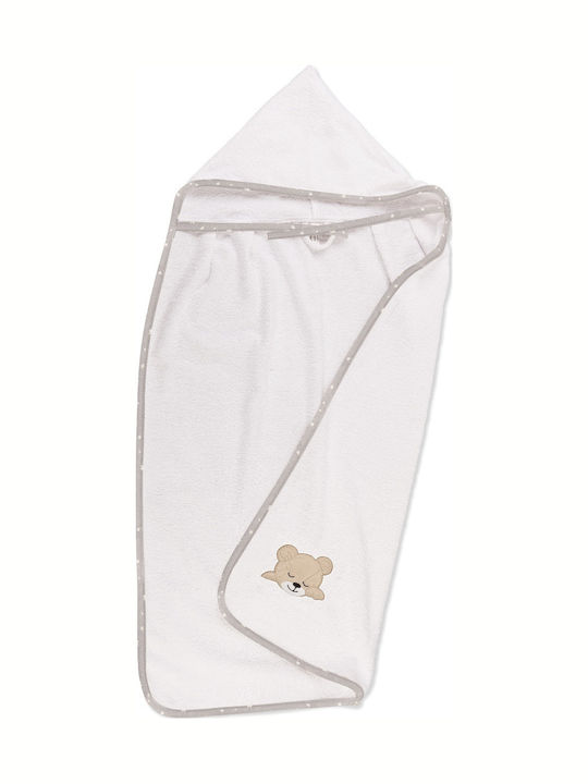 Dimcol Baby Hooded Towel with Hood Sleeping Bea...