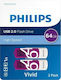 Philips Vivid pack 64GB USB 2.0 Stick Violet