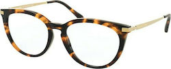 Michael Kors Quintana Women's Acetate Butterfly Prescription Eyeglass Frames Brown Tortoise MK4074 3006