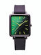 Bering Time True Aurora Ανδρικό Ρολόι 28mm Μπαταρίας με Μωβ Καουτσούκ Λουράκι