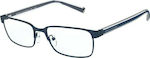 Armani Exchange Plastic Eyeglass Frame Blue AX1042 6113