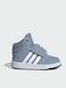 Hoops 2.0 Mid Kids Sneakers High with Hoop & Loop Closure Light Blue
