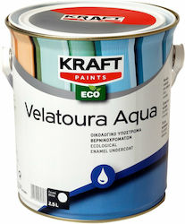 Kraft Velatoura Aqua Pool Unterlage Ökologischer Voranstrich für Lacke Weiß Geeignet für Holz 2.5Es Kraft Velatoura Aqua Pool Unterlage Ökologischer Voranstrich für Lacke Weiß Geeignet für Holz 2.5Es