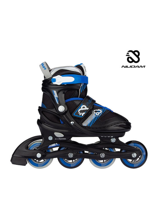Nijdam Go Crossing Inline Αυξομειούμενα Rollers Μαύρα Παιδικά Nijdam Go Crossing Inline Αυξομειούμενα Rollers Μαύρα Παιδικά
