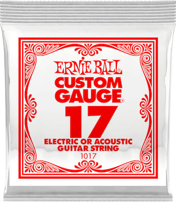 Ernie Ball Custom Gauge Plain Steel .017