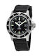 Glycine Combat Sub Ceas Automat cu Negru Curea de cauciuc