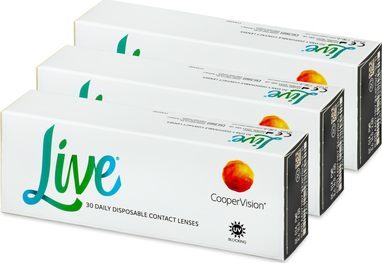 Cooper Vision Live Daily Disposable Μυωπίας-Υπερμετρωπίας Ημερήσιοι ...