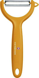 Victorinox Micro Serrated Peeler/Cleaner for Fruits & Vegetables with Blade Julienne made of Plastic Πορτοκαλί