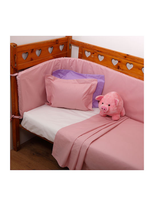 Anna Riska Duvet Crib Cotton Prestige Pink 110x...