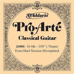Daddario Pro-Arté Classical Single Μονή Χορδή Nylon 30" Silver Wound