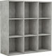 Bibliothek Gray 98x30x98cm