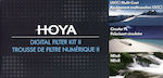 Hoya Digital Filter Kit II Σετ Φίλτρων CPL / ND / UV Διαμέτρου 77mm για Φωτογραφικούς Φακούς