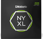 Daddario Set of Nickel Wound Strings for Bass NYXL Bass 4-String Light Top/Medium Bottom 45 - 105"