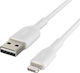 Belkin USB-A zu Lightning Kabel Weiß 0.15m (CAA...