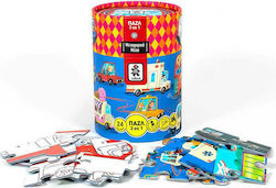 Kids Puzzle Μεταφορικά Μέσα for 3++ Years 24pcs Robotime