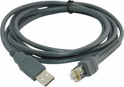 Zebra USB 2.0 Kabel USB-A-Stecker - RJ45 Schwarz 2.1m CBA-U01-S07ZAR