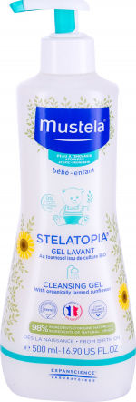 Mustela Stelatopia за Атопична Кожа 500ml с Помпа