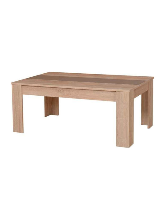 Marengo Rectangular Wooden Coffee Table Natural...