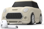 Elago Mini Car Калъф Силикон в Бежов цвят за Apple AirPods 1 / AirPods 2