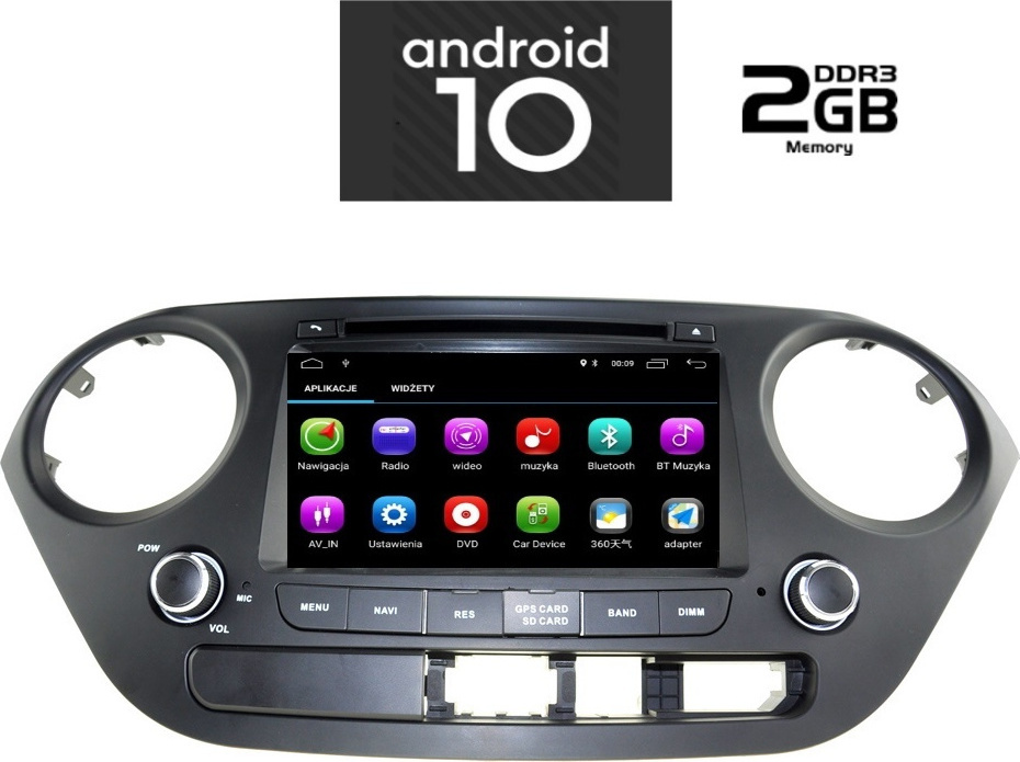 Digital IQ IQAN X306M Ηχοσύστημα Αυτοκινήτου για Hyundai i10 (Bluetooth/USB/AUX/WiFi/GPS) με