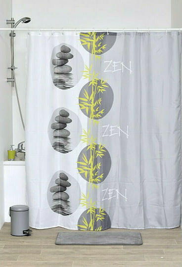 Eurocasa Duschvorhang Stoff 180x200cm Grün