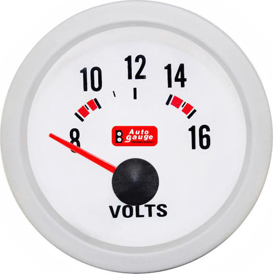 Autoline Car Voltmeter Analog Instrument 58mm