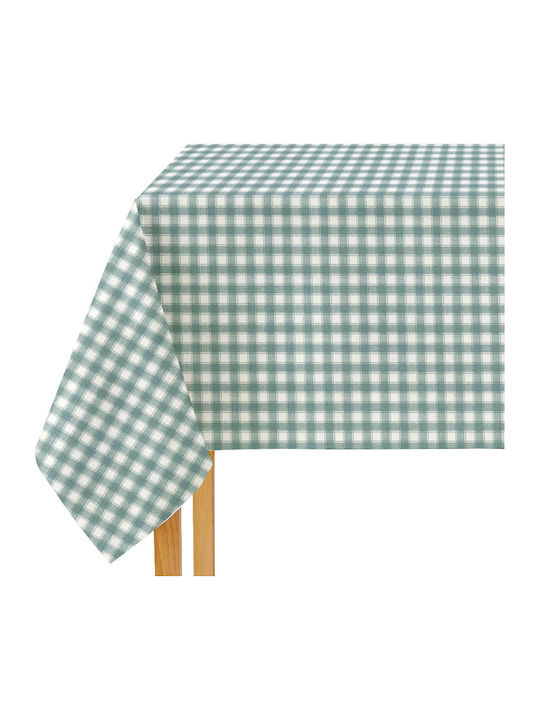 Sunshine 5467 Cotton & Polyester Tablecloth Aqua 140x220cm 172-4-5467-aqua