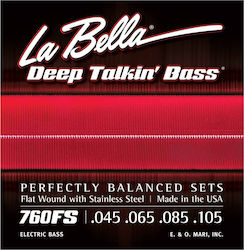 La Bella Deep Talkin' Bass Flats Χορδές Μπάσου La Bella Deep Talkin' Bass Flats Χορδές Μπάσου