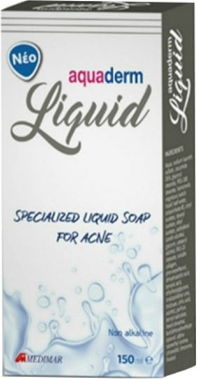 Medimar Aquaderm Liquid Flüssig Reinigung Gesicht für Akne-anfällige Haut 150ml