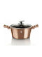 Berlinger Haus Metallic Line Βαθιά Κατσαρόλα από Αλουμίνιο 8lt / 30cm Rose Gold
