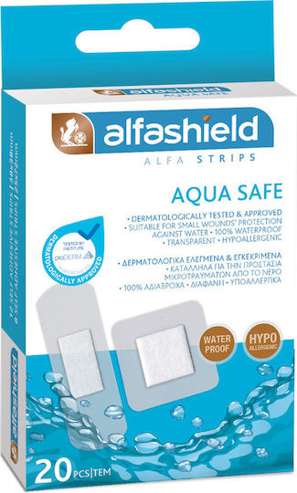 Alfashield Aqua Safe Αυτοκόλλητα Επιθέματα 20τμχ