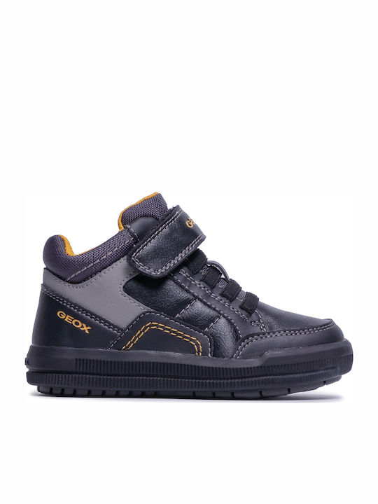 Arzach Kids Sneakers High Anatomic with Scratch Black