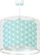 Ango Clouds Dots Μονόφωτο Παιδικό Φωτιστικό Κρεμαστό από Πλαστικό 23W με Υποδοχή E27 Green 65x33cm