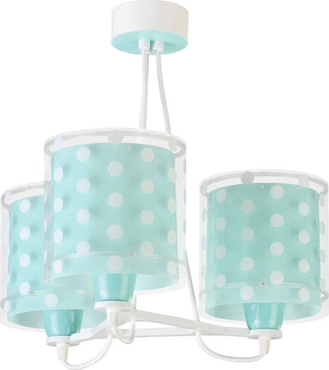 Ango Dots Kronleuchter Kinderdeckenleuchte Deckenleuchte 23W mit Fassung E27 Green