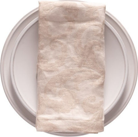 Costa Nova Kitchen Towel Dalia Napkin with Pattern Ecru 47x47cm
