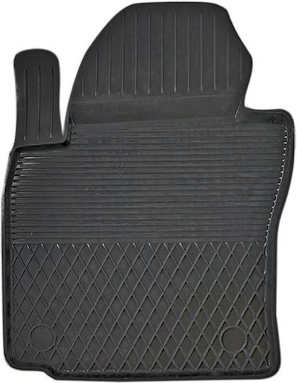 AMiO Front Mat Tray Type for Skoda Octavia Black